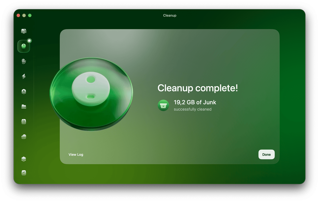 CleanMyMac X功能界面
