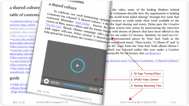静读天下 epub3 阅读效果