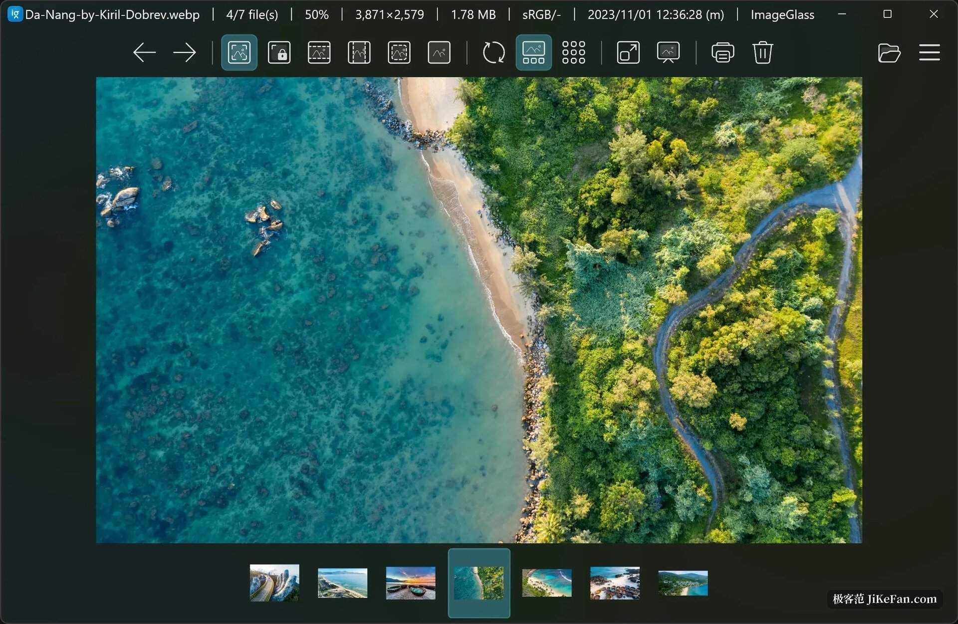 ImageGlass 浏览界面