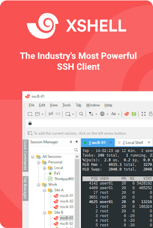 Xshell SSH客户端界面