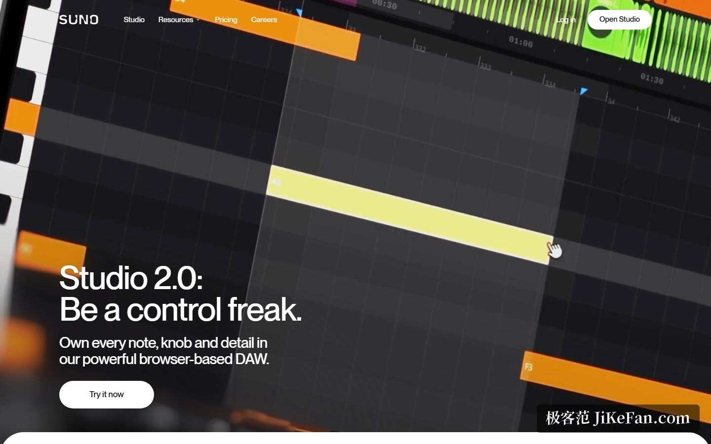 Suno Studio 2.0：浏览器里的音频工作站