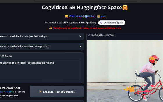 本地跑一个文生视频模型：CogVideoX 代码与 2B 模型都是 Apache 2.0