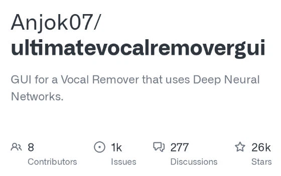 Ultimate Vocal Remover：开源人声分离，干声与伴奏一键提取
