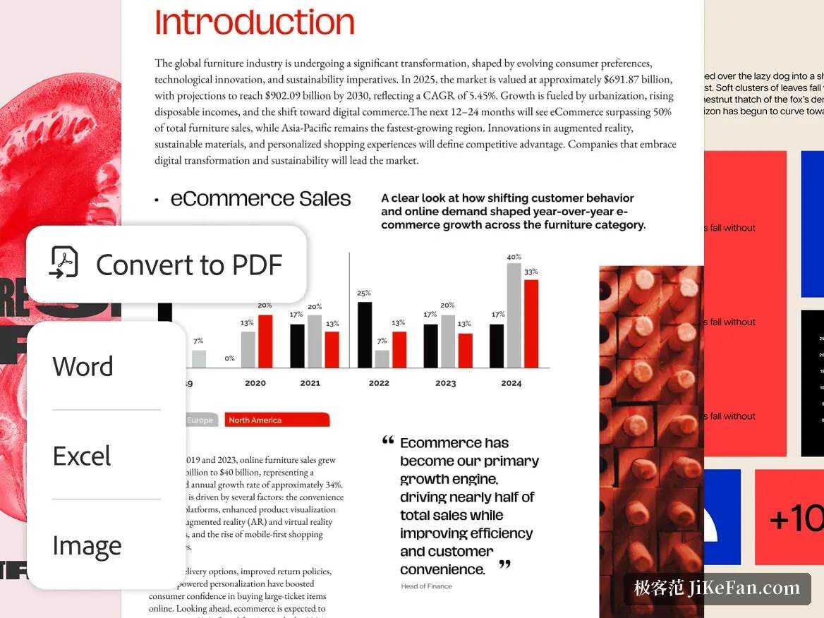 Acrobat 中编辑 PDF 文字与页面的界面
