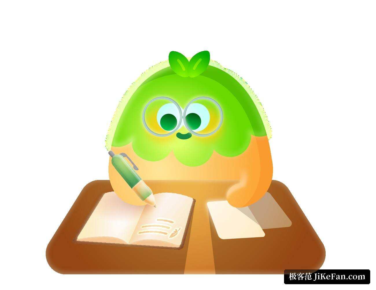 Forest 学习专注场景插画