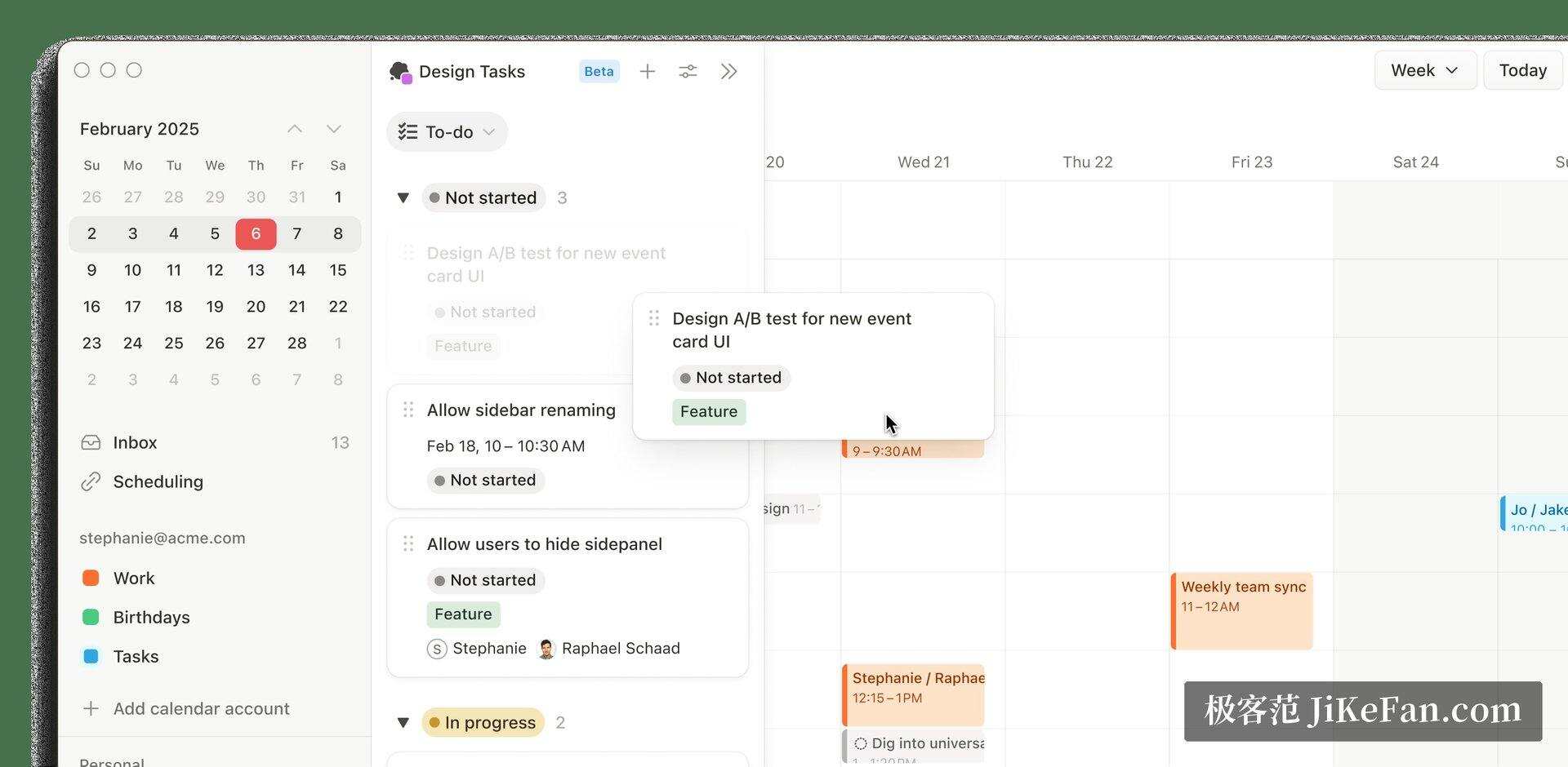 Notion Calendar 与数据库任务整合