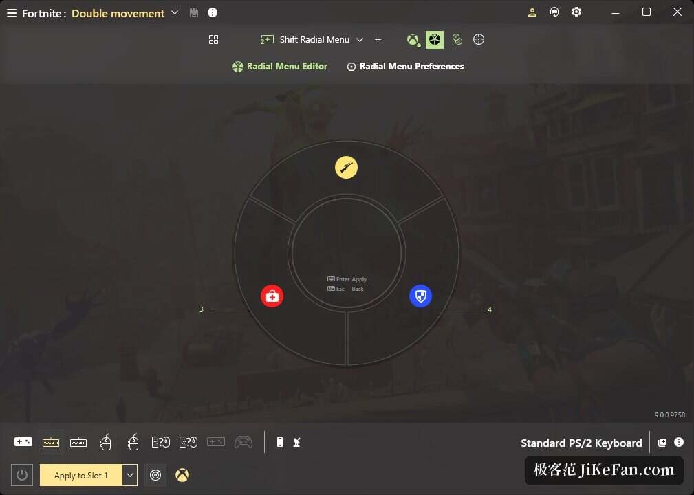 reWASD 手柄按键重映射界面