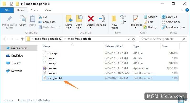 macrorit scan log and options