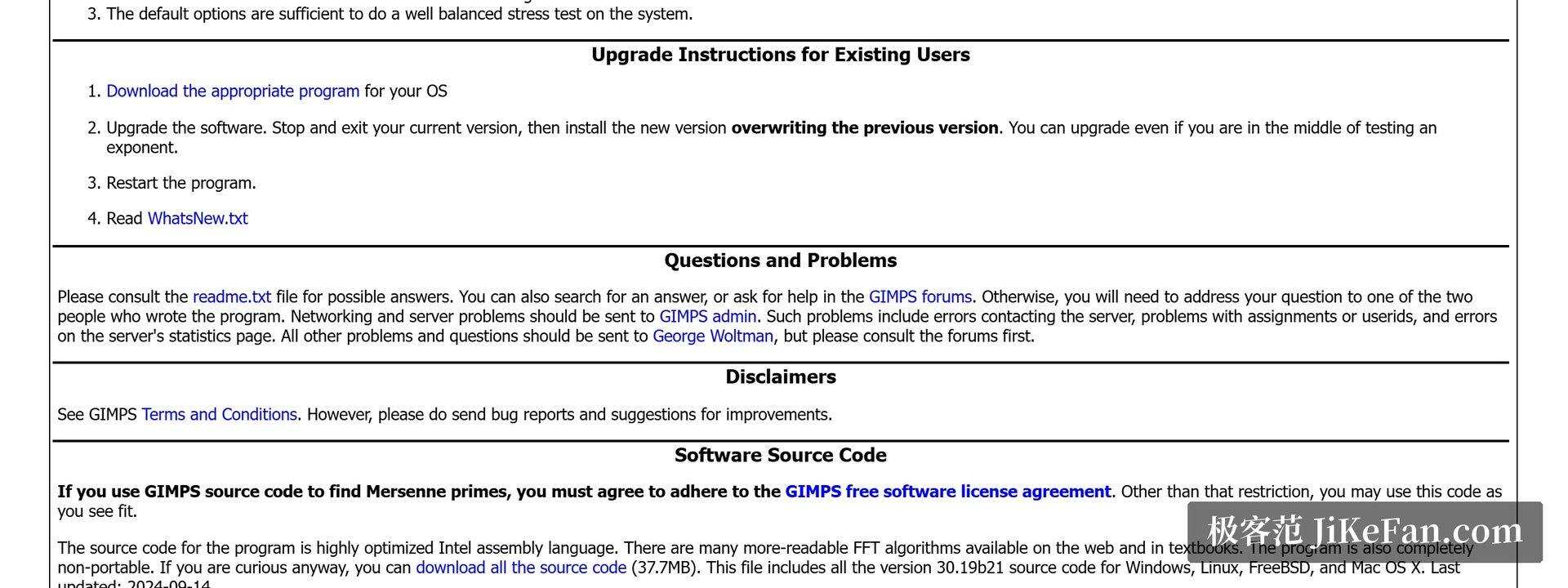 prime95 test in progress