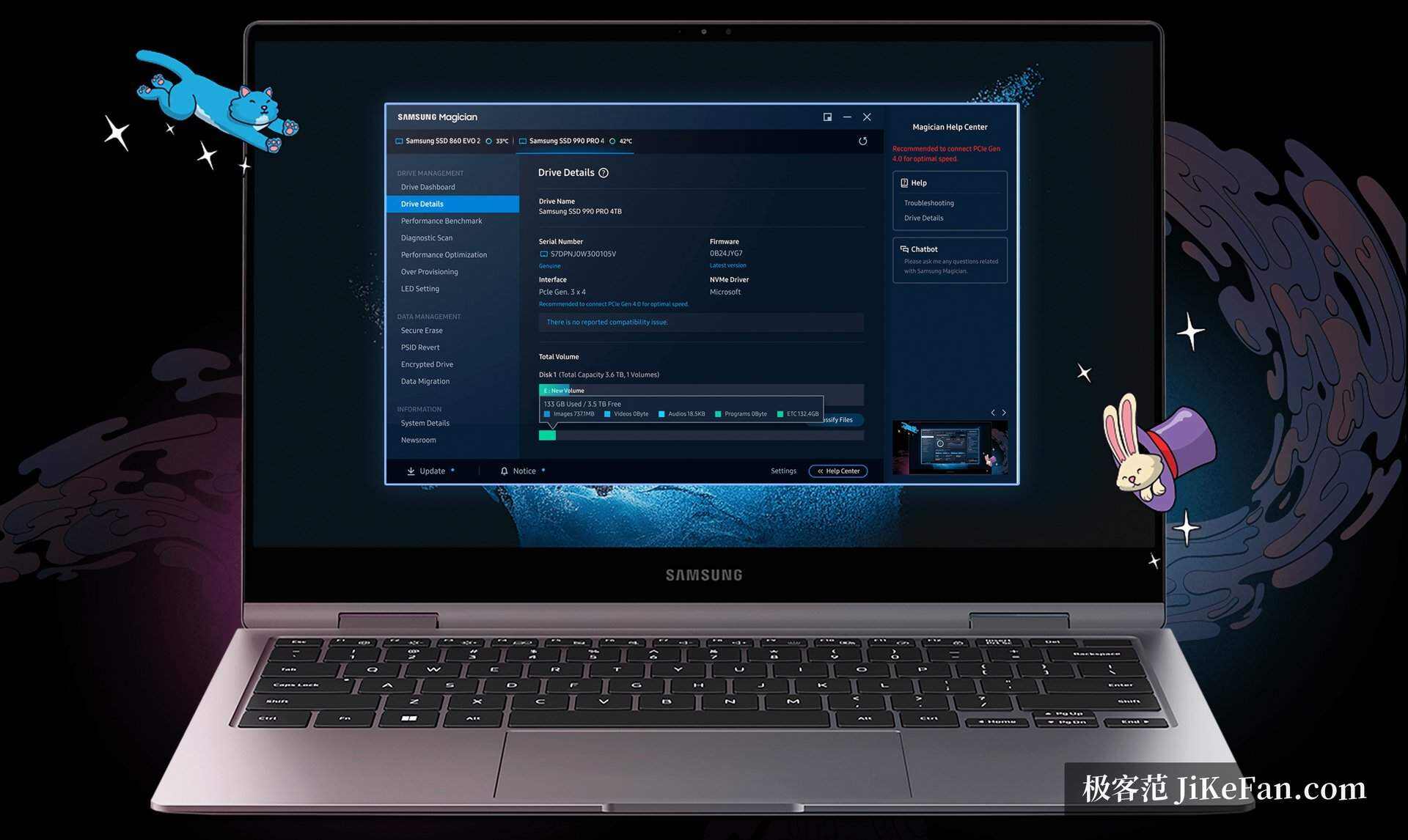 ssd management tool interface
