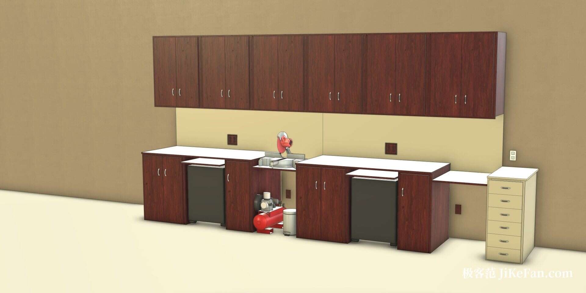 SketchUp 网页版中的室内模型
