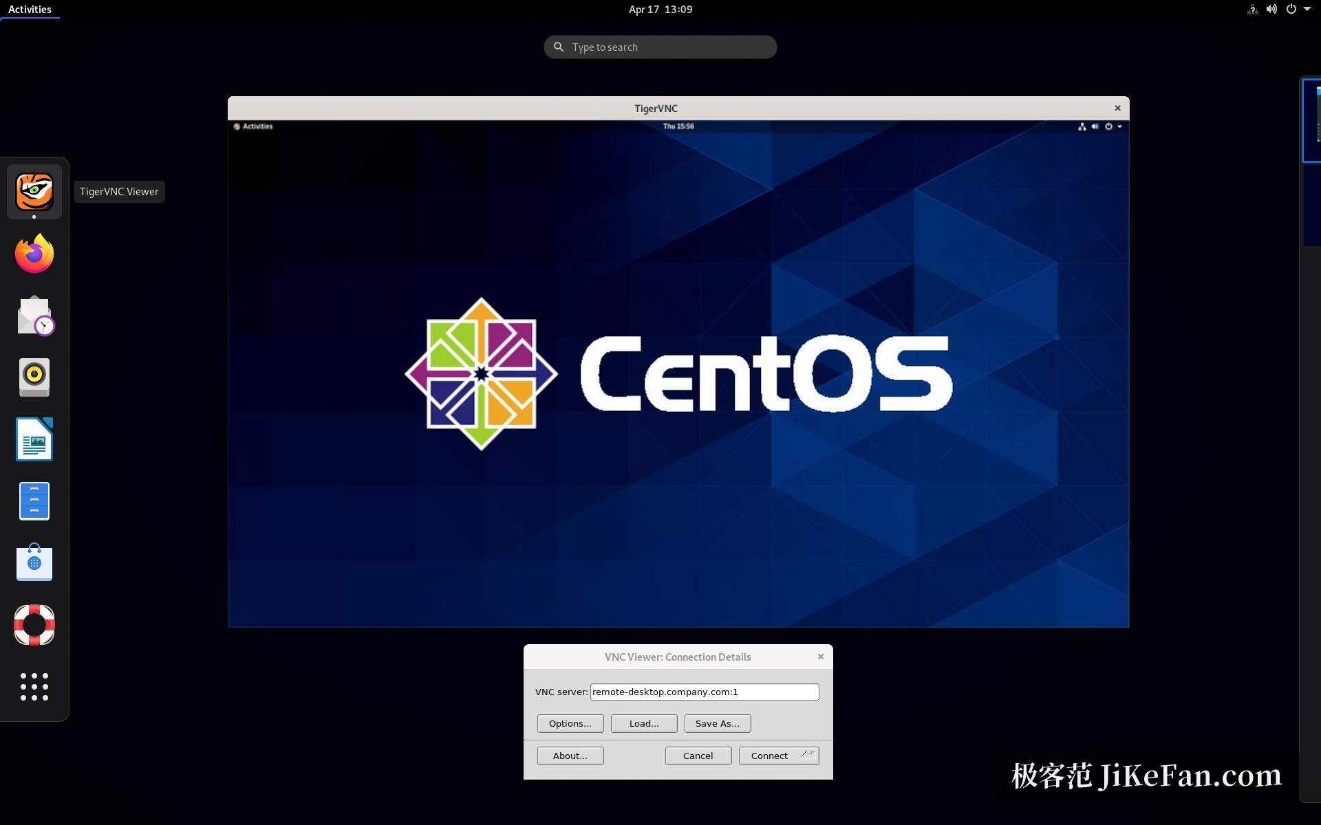 vnc viewer connection