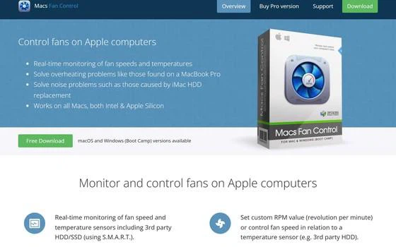 Macs Fan Control专业Mac风扇控制与温度监控软件推荐