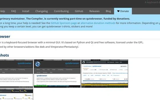 qutebrowser键盘驱动浏览器推荐高效极简开源上网工具