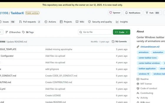 TaskbarX 上手：42 种动画加亚克力效果，任务栏秒变 Dock