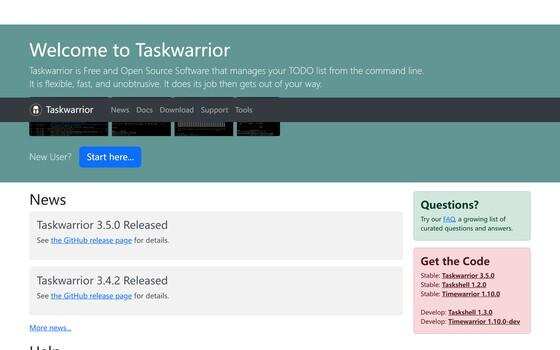 Taskwarrior 3.5：在终端里管理待办与项目