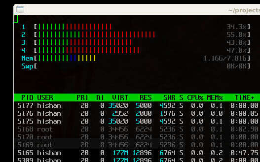 htop 3.4：终端里的彩色进程仪表盘，服务器运维第一件装机小事