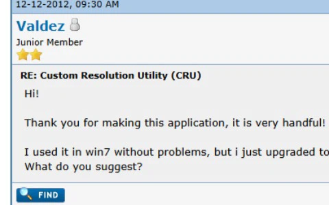 显示器自定义分辨率经典方案：CRU 实用指南