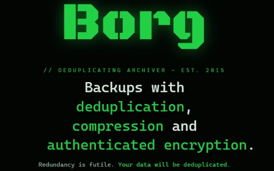 BorgBackup高效去重加密备份工具安全可靠省空间