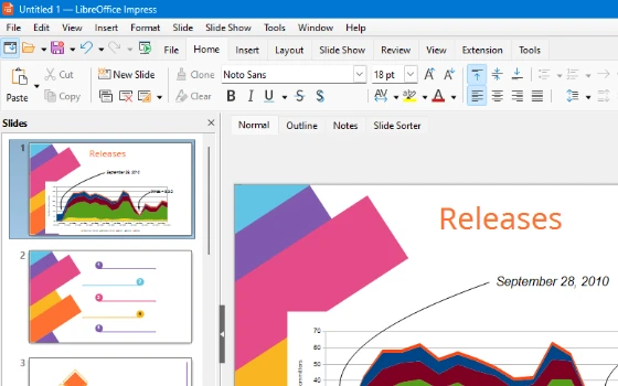 免费办公全家桶：LibreOffice 覆盖文档表格幻灯
