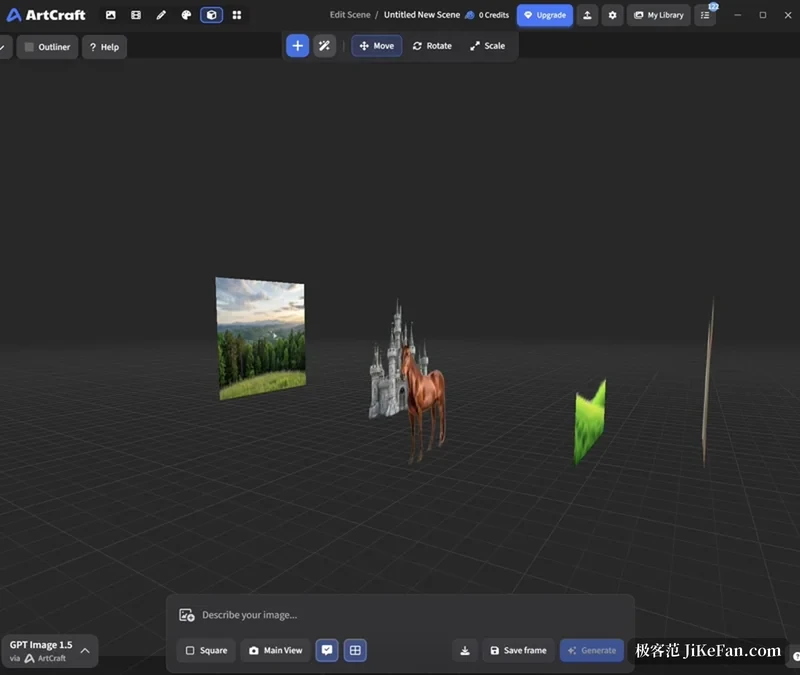 ArtCraft 三维场景合成与景深