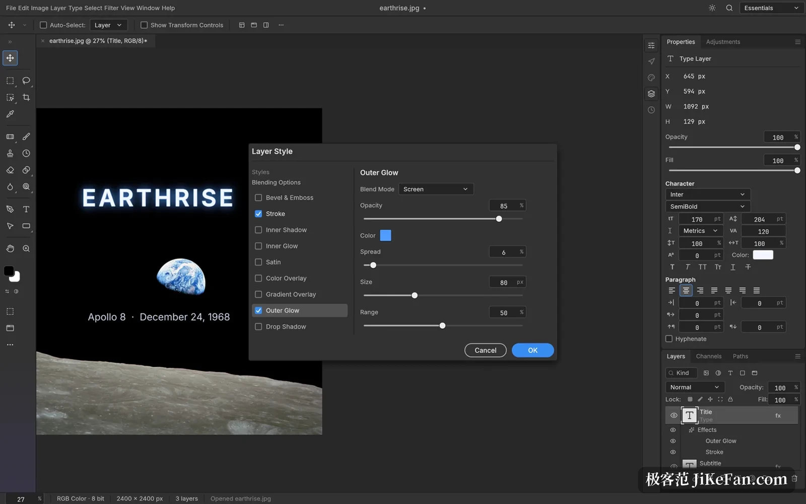 layer styles dialog