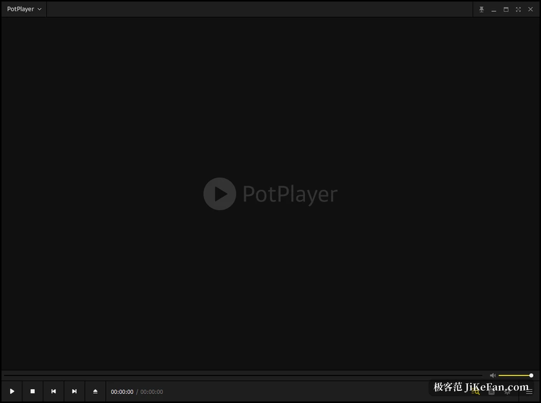 PotPlayer 播放器主界面