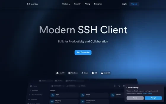 Termius：跨平台 SSH 终端，10.1.3 版免费档含 SFTP