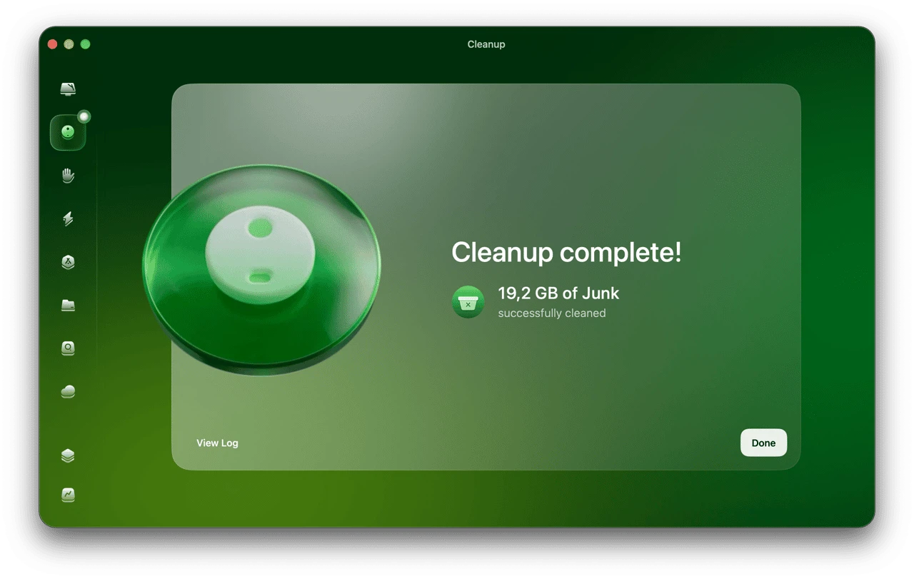 CleanMyMac X 기본 화면