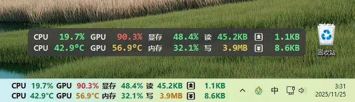Theme editor and threshold settings