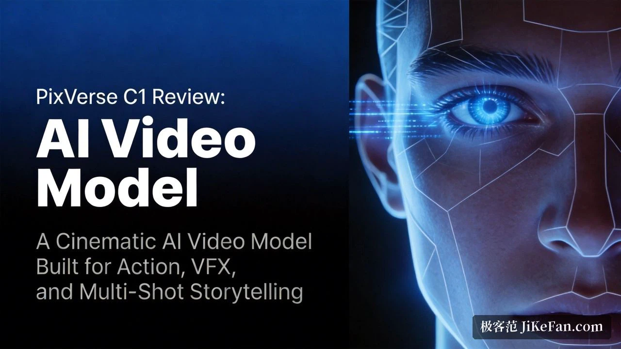 PixVerse C1 が生成した映画級の人物カット