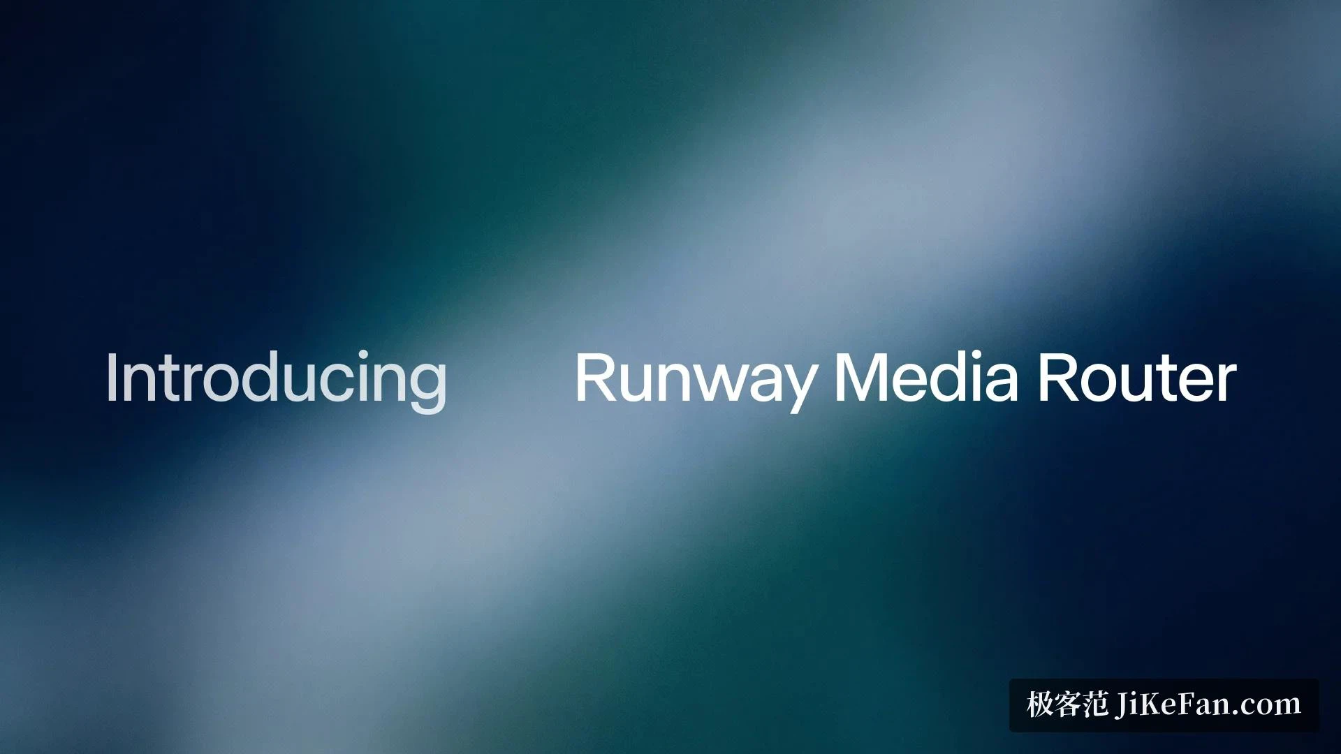 Die Karte auf der Runway-Startseite, die den Vermittler zwischen den Modellen vorstellt