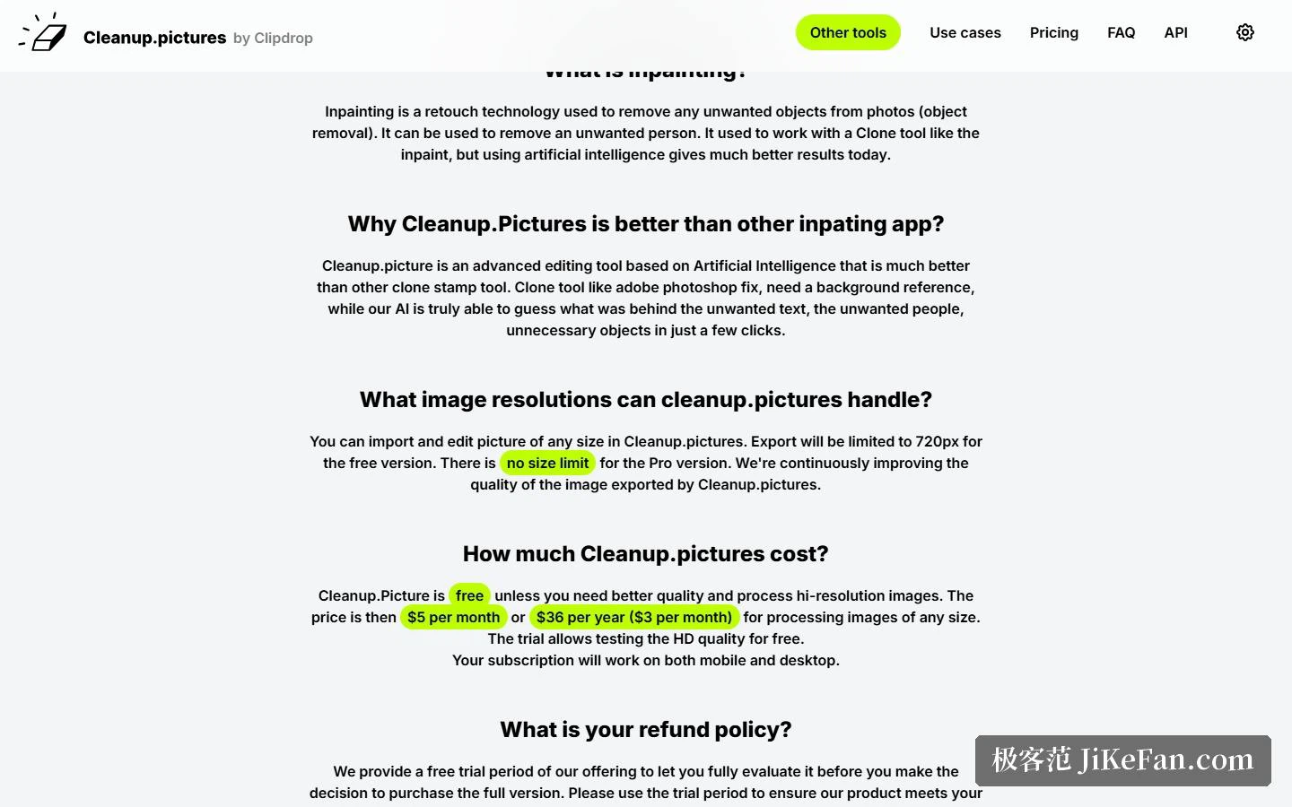 The FAQ: the 720p limit and how the prices are stated