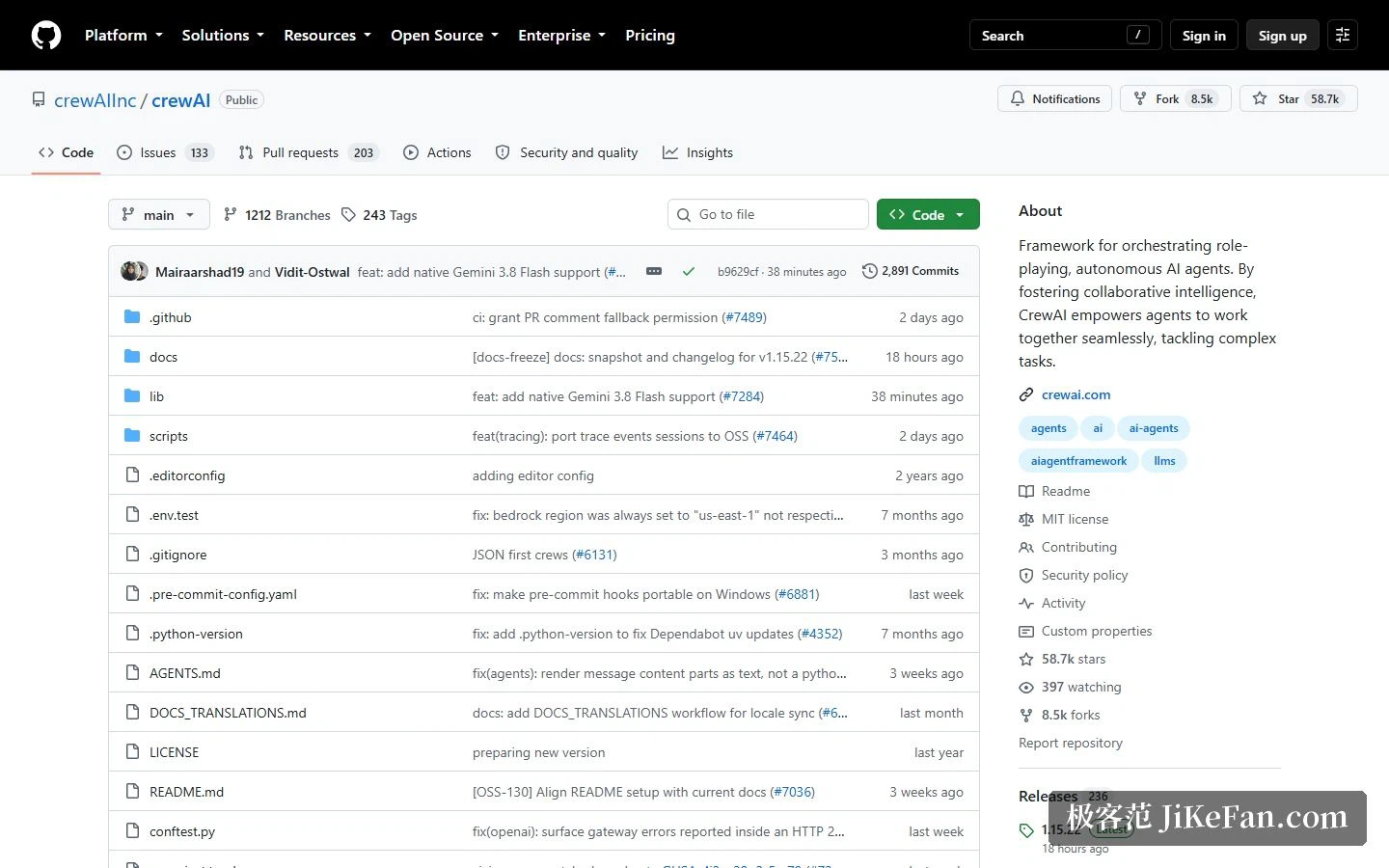 Das Repository: MIT-Lizenz und die Größe der Community