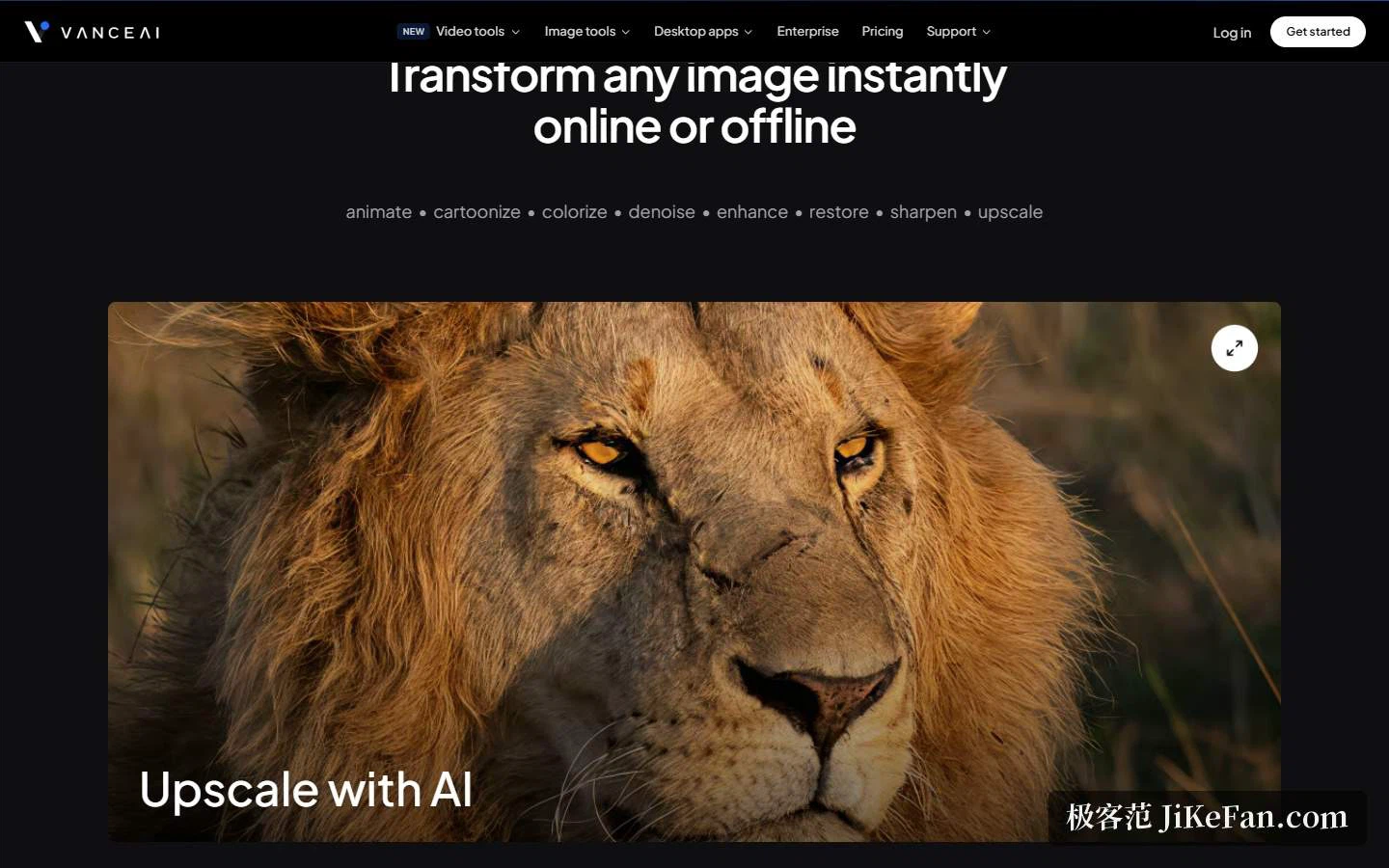 The homepage: a chain of capabilities and the enlargement entry