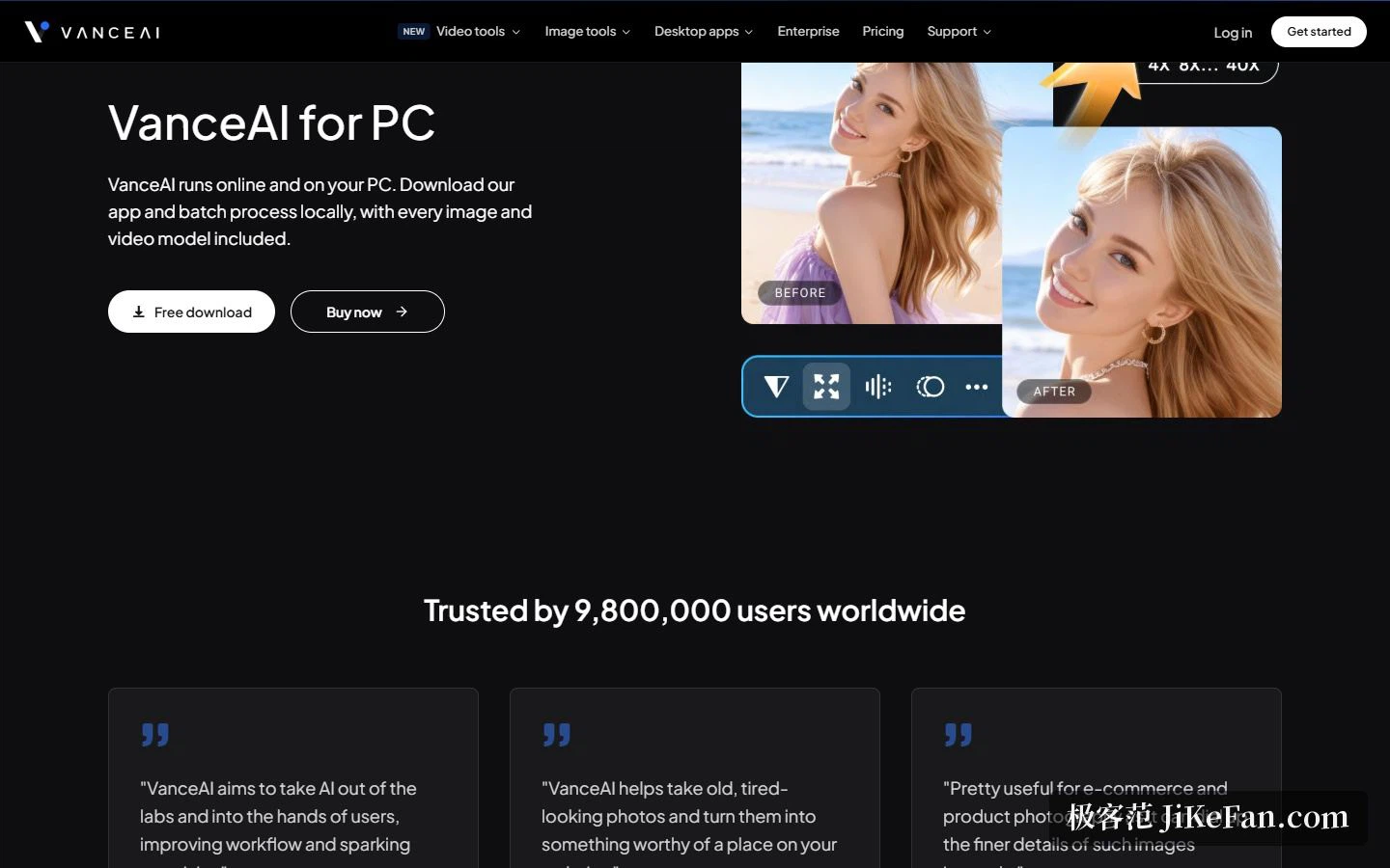 The desktop section: local batch processing and user scale