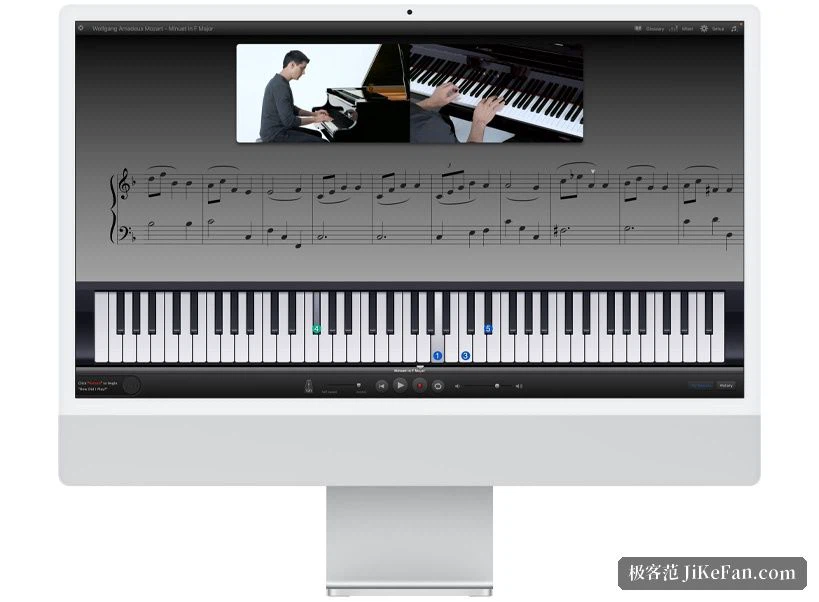 GarageBand に入っているピアノとギターの稽古