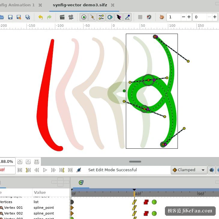 Synfig Studio 의 모양 변형