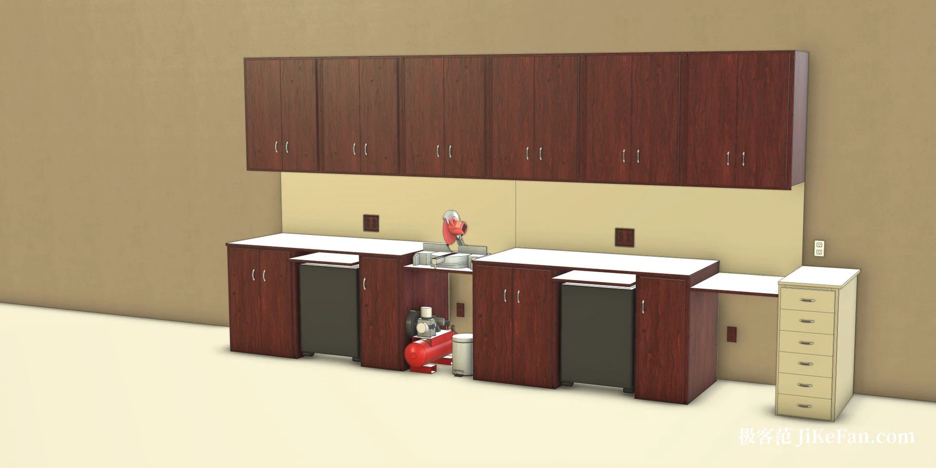 SketchUp web interior model