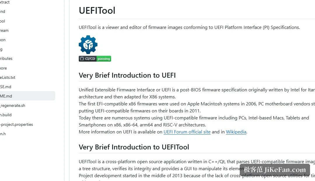 Projektbeschreibung, Einfuehrung in UEFI