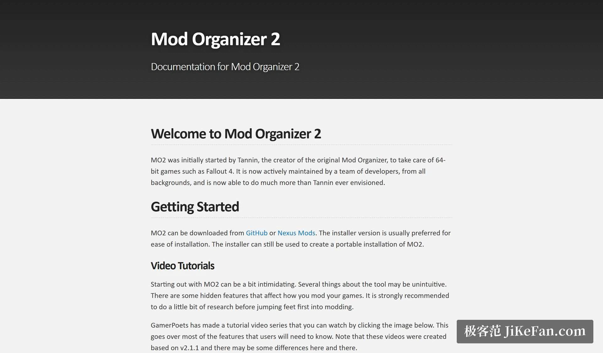 mod organizer 2 interface