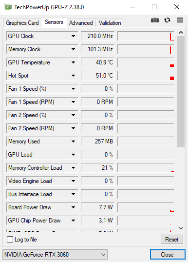 GPU-Z 센서