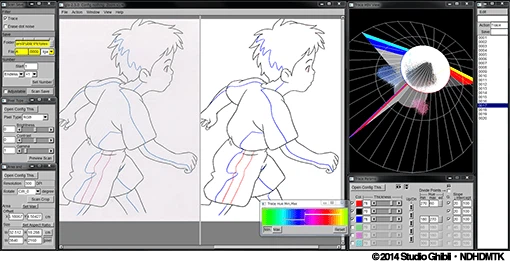 OpenToonz 화면