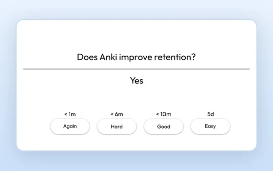 Anki：开源间隔重复记忆卡片软件，内置 FSRS 调度