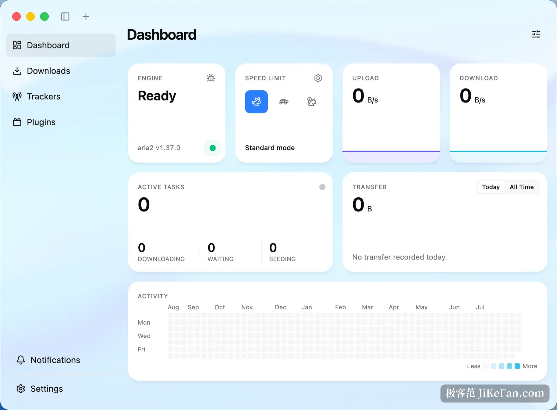 motrix dashboard interface